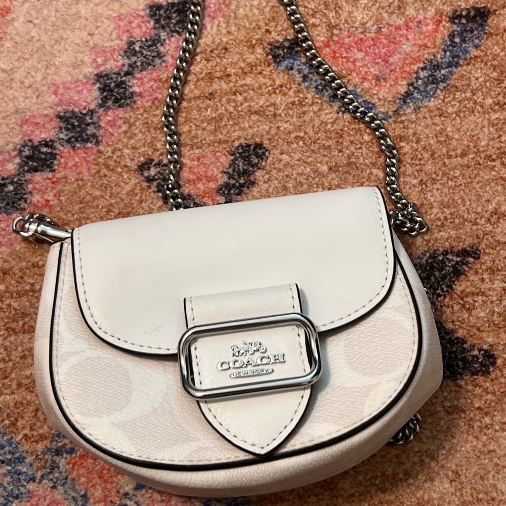 Coach Morgan Card Case on chain